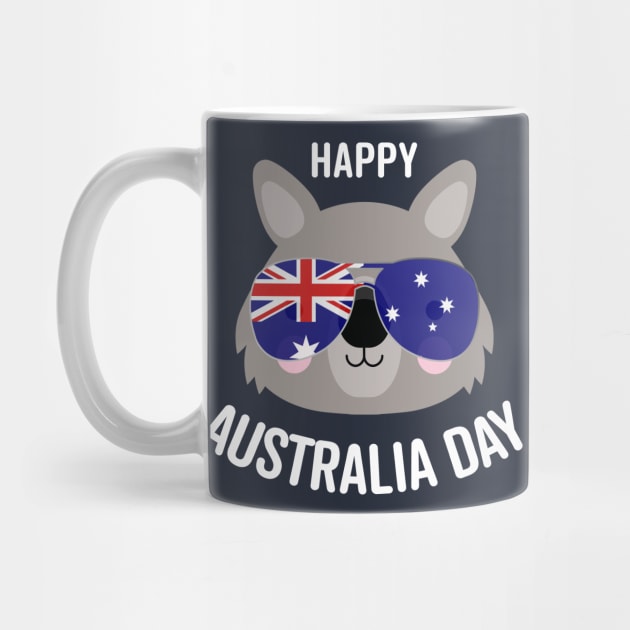 Happy Australia Day - wombat style by Polyxz Design